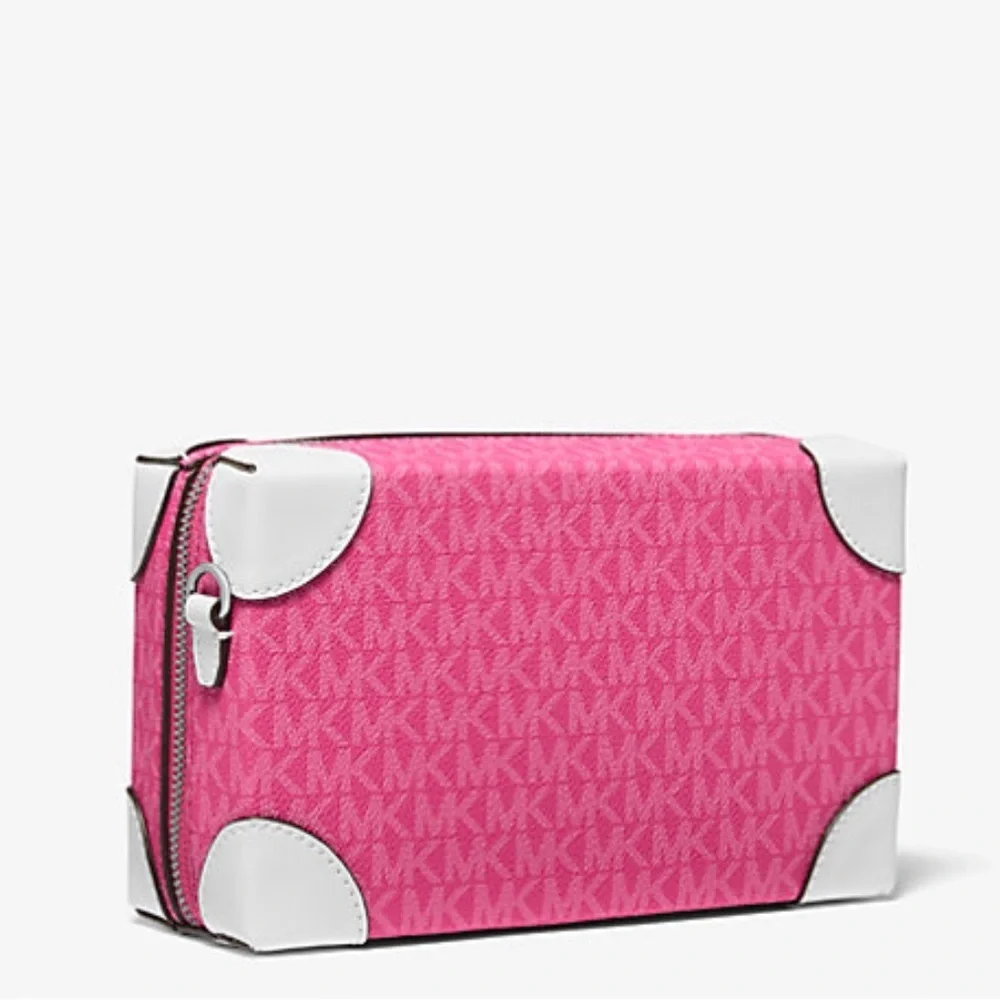 Michael Kors Jeanie Small Embellished Signature Logo Crossbody Bag